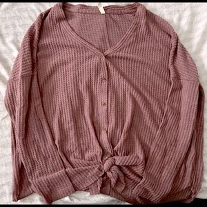 Rose long sleeve shirt